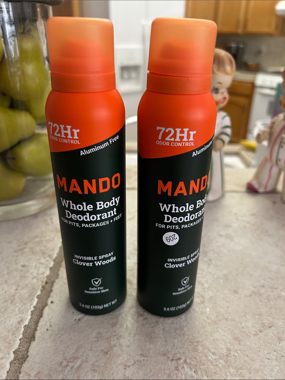 Whole Body Deodorant Spray – Orange/Black